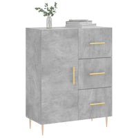 Thumbnail for Sideboard Betongrau 69,5x34x90 cm Holzwerkstoff