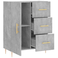 Thumbnail for Sideboard Betongrau 69,5x34x90 cm Holzwerkstoff