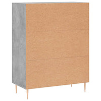 Thumbnail for Sideboard Betongrau 69,5x34x90 cm Holzwerkstoff