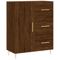 Thumbnail for Sideboard Braun Eichen-Optik 69,5x34x90 cm Holzwerkstoff