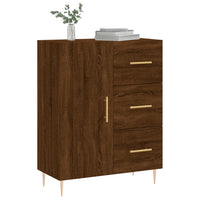 Thumbnail for Sideboard Braun Eichen-Optik 69,5x34x90 cm Holzwerkstoff