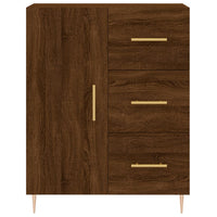 Thumbnail for Sideboard Braun Eichen-Optik 69,5x34x90 cm Holzwerkstoff