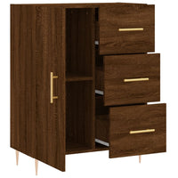 Thumbnail for Sideboard Braun Eichen-Optik 69,5x34x90 cm Holzwerkstoff