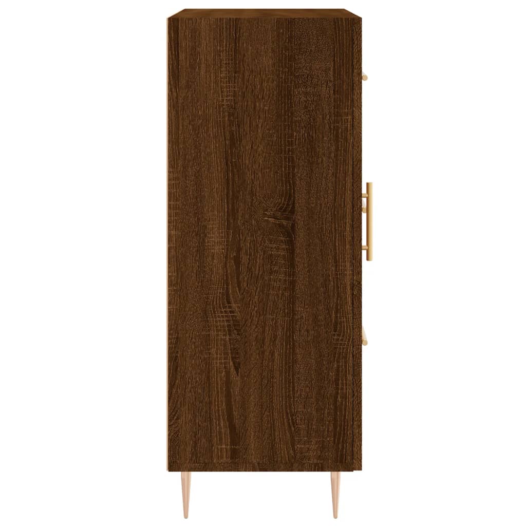 Sideboard Braun Eichen-Optik 69,5x34x90 cm Holzwerkstoff