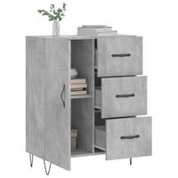 Thumbnail for Sideboard Betongrau 69,5x34x90 cm Holzwerkstoff