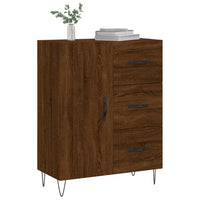 Thumbnail for Sideboard Braun Eichen-Optik 69,5x34x90 cm Holzwerkstoff