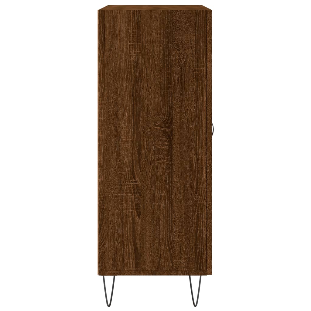 Sideboard Braun Eichen-Optik 69,5x34x90 cm Holzwerkstoff
