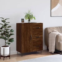 Thumbnail for Sideboard Braun Eichen-Optik 69,5x34x90 cm Holzwerkstoff