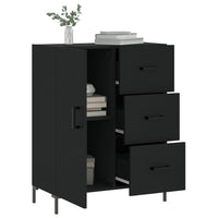 Thumbnail for Sideboard Schwarz 69,5x34x90 cm Holzwerkstoff