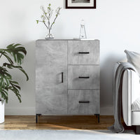 Thumbnail for Sideboard Betongrau 69,5x34x90 cm Holzwerkstoff