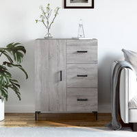 Thumbnail for Sideboard Grau Sonoma 69,5x34x90 cm Holzwerkstoff