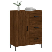 Thumbnail for Sideboard Braun Eichen-Optik 69,5x34x90 cm Holzwerkstoff