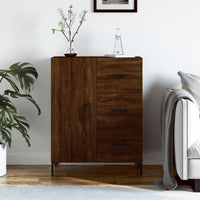 Thumbnail for Sideboard Braun Eichen-Optik 69,5x34x90 cm Holzwerkstoff