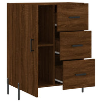 Thumbnail for Sideboard Braun Eichen-Optik 69,5x34x90 cm Holzwerkstoff
