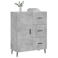 Thumbnail for Sideboard Betongrau 69,5x34x90 cm Holzwerkstoff