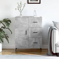 Thumbnail for Sideboard Betongrau 69,5x34x90 cm Holzwerkstoff