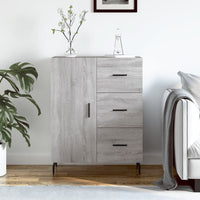 Thumbnail for Sideboard Grau Sonoma 69,5x34x90 cm Holzwerkstoff