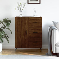 Thumbnail for Sideboard Braun Eichen-Optik 69,5x34x90 cm Holzwerkstoff