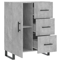 Thumbnail for Sideboard Betongrau 69,5x34x90 cm Holzwerkstoff