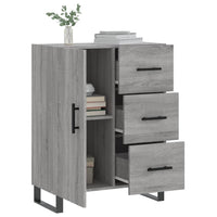 Thumbnail for Sideboard Grau Sonoma 69,5x34x90 cm Holzwerkstoff