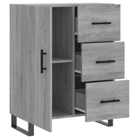 Thumbnail for Sideboard Grau Sonoma 69,5x34x90 cm Holzwerkstoff