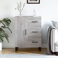 Thumbnail for Sideboard Grau Sonoma 69,5x34x90 cm Holzwerkstoff