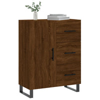 Thumbnail for Sideboard Braun Eichen-Optik 69,5x34x90 cm Holzwerkstoff