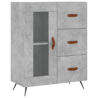 Thumbnail for Sideboard Betongrau 69,5x34x90 cm Holzwerkstoff