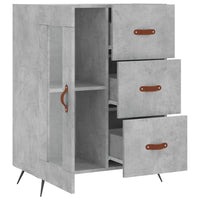 Thumbnail for Sideboard Betongrau 69,5x34x90 cm Holzwerkstoff