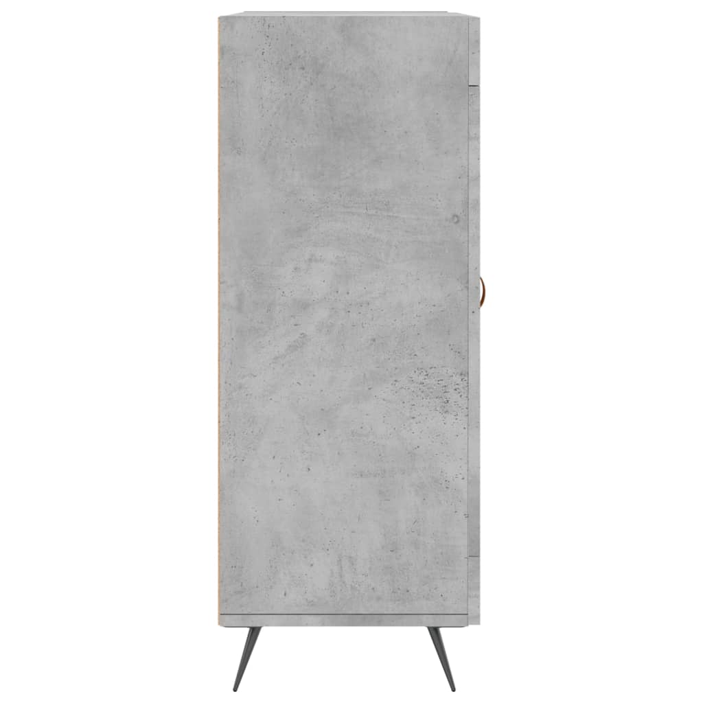 Sideboard Betongrau 69,5x34x90 cm Holzwerkstoff
