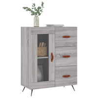 Thumbnail for Sideboard Grau Sonoma 69,5x34x90 cm Holzwerkstoff
