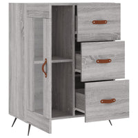 Thumbnail for Sideboard Grau Sonoma 69,5x34x90 cm Holzwerkstoff
