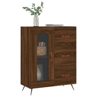 Thumbnail for Sideboard Braun Eichen-Optik 69,5x34x90 cm Holzwerkstoff