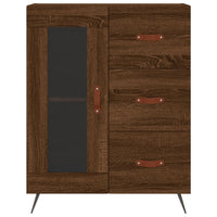 Thumbnail for Sideboard Braun Eichen-Optik 69,5x34x90 cm Holzwerkstoff