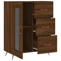 Thumbnail for Sideboard Braun Eichen-Optik 69,5x34x90 cm Holzwerkstoff