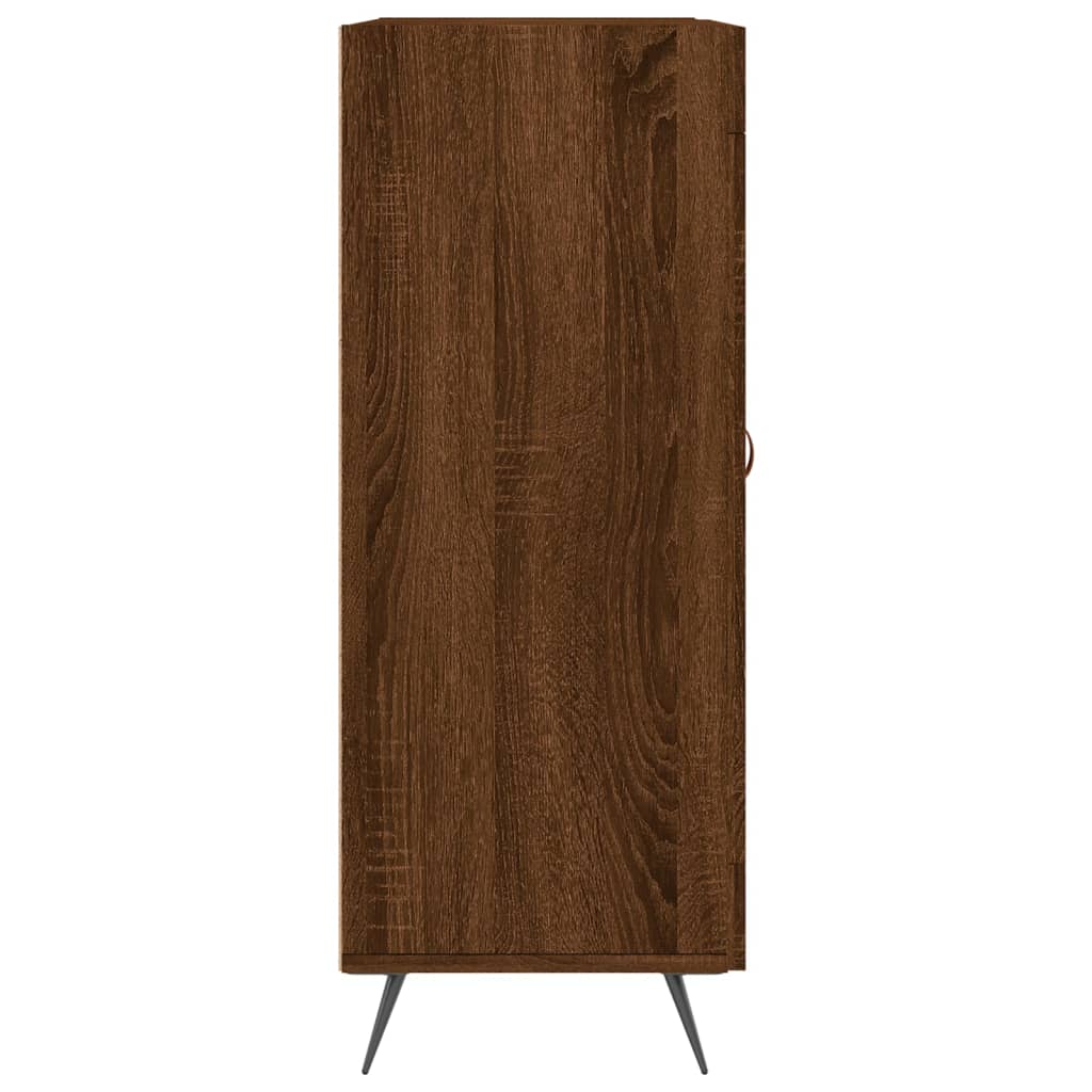 Sideboard Braun Eichen-Optik 69,5x34x90 cm Holzwerkstoff