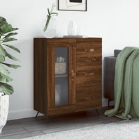 Thumbnail for Sideboard Braun Eichen-Optik 69,5x34x90 cm Holzwerkstoff