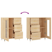 Thumbnail for Sideboard Sonoma-Eiche 69,5x34x90 cm Holzwerkstoff