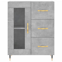 Thumbnail for Sideboard Betongrau 69,5x34x90 cm Holzwerkstoff