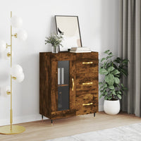 Thumbnail for Sideboard Räuchereiche 69,5x34x90 cm Holzwerkstoff