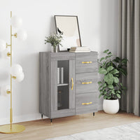 Thumbnail for Sideboard Grau Sonoma 69,5x34x90 cm Holzwerkstoff