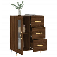 Thumbnail for Sideboard Braun Eichen-Optik 69,5x34x90 cm Holzwerkstoff