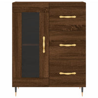 Thumbnail for Sideboard Braun Eichen-Optik 69,5x34x90 cm Holzwerkstoff