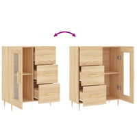 Thumbnail for Sideboard Sonoma-Eiche 69,5x34x90 cm Holzwerkstoff