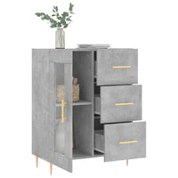 Thumbnail for Sideboard Betongrau 69,5x34x90 cm Holzwerkstoff