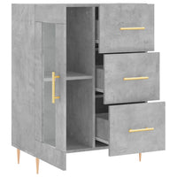 Thumbnail for Sideboard Betongrau 69,5x34x90 cm Holzwerkstoff
