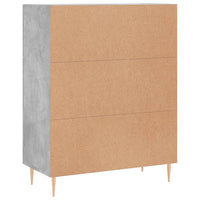 Thumbnail for Sideboard Betongrau 69,5x34x90 cm Holzwerkstoff