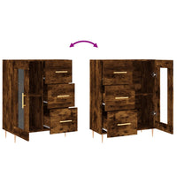 Thumbnail for Sideboard Räuchereiche 69,5x34x90 cm Holzwerkstoff