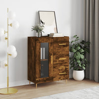 Thumbnail for Sideboard Räuchereiche 69,5x34x90 cm Holzwerkstoff