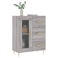 Thumbnail for Sideboard Grau Sonoma 69,5x34x90 cm Holzwerkstoff